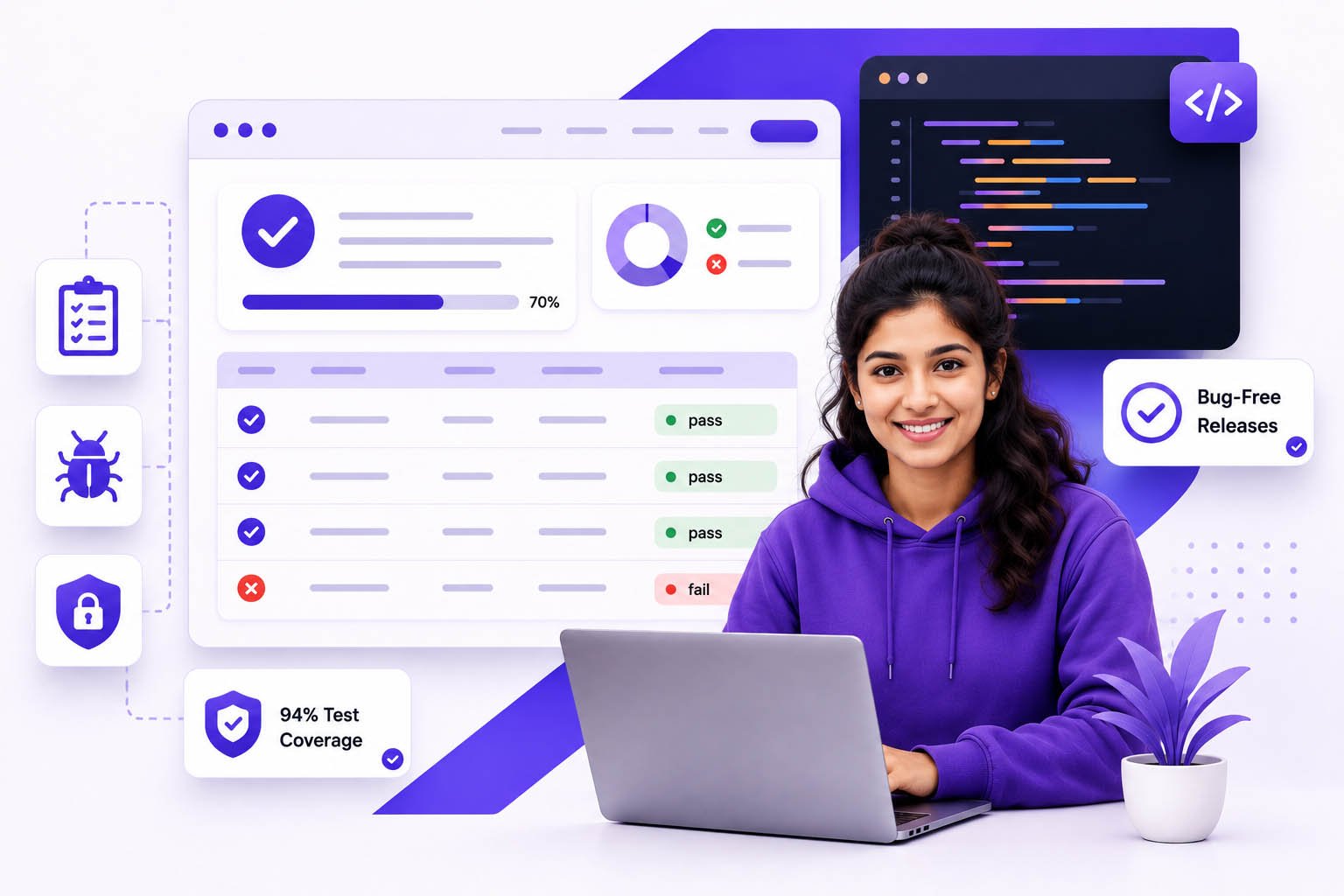 Coding Warriors quality assurance and testing process