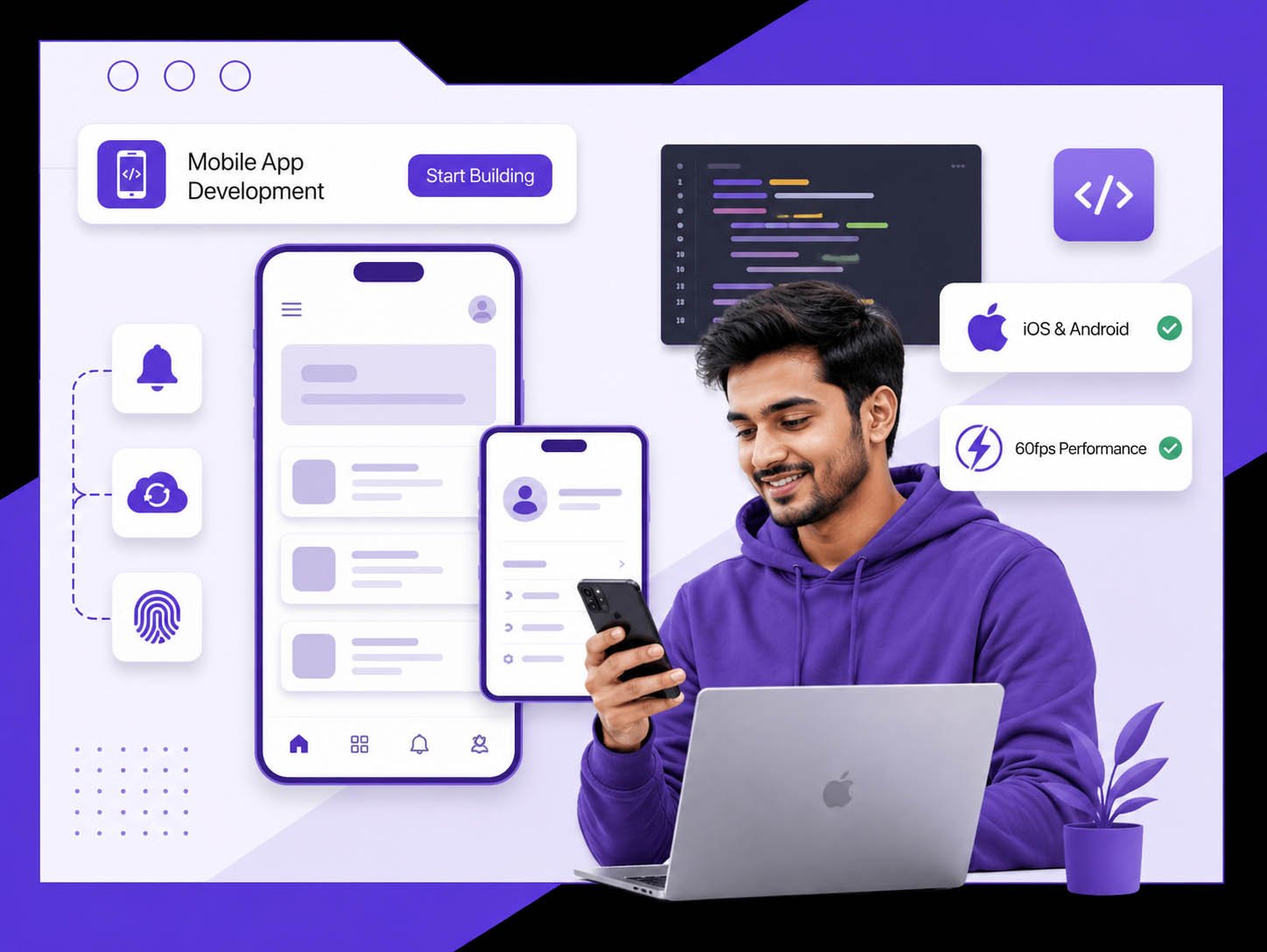 Mobile app development services by Coding Warriors