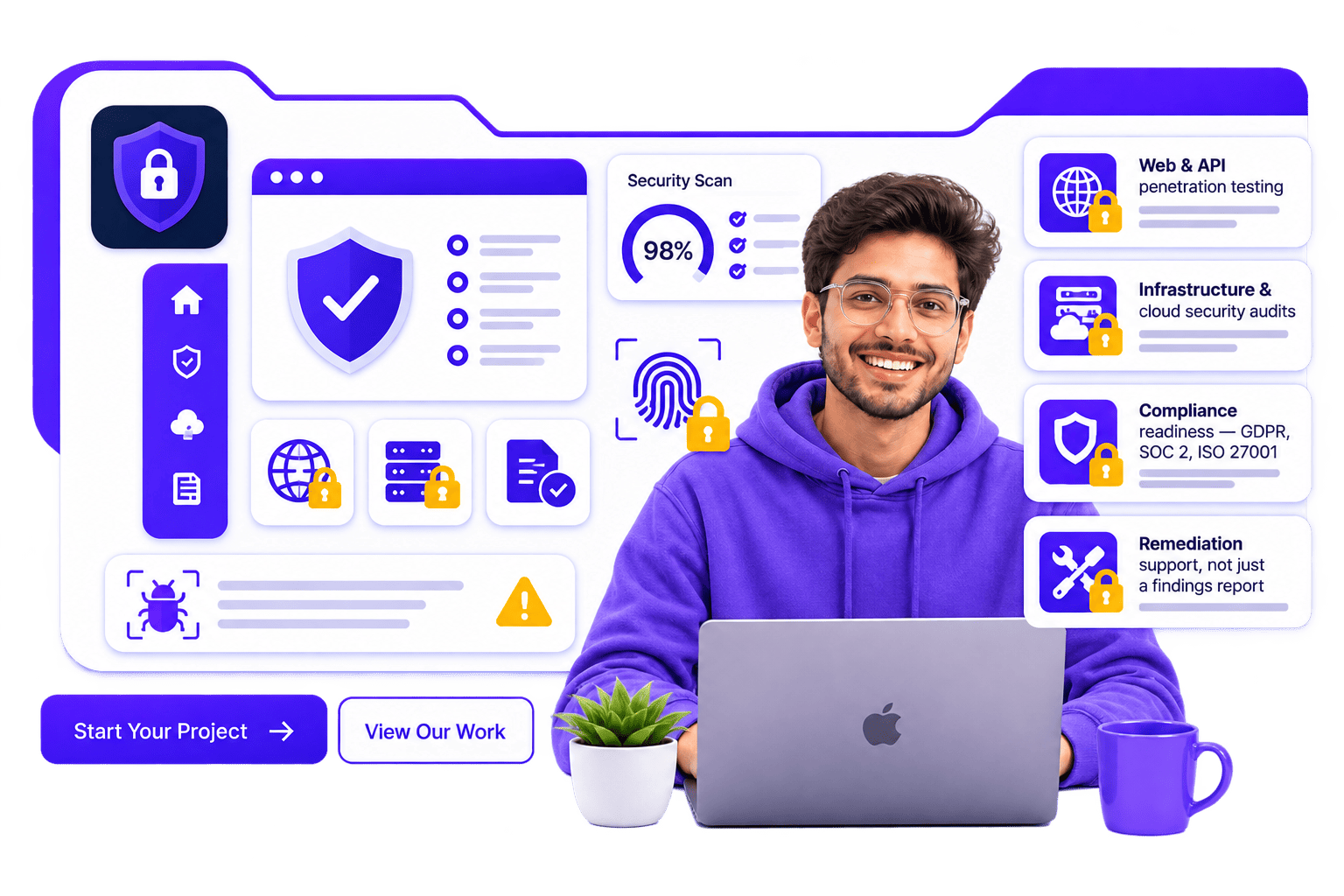 Cybersecurity audits and compliance by Coding Warriors